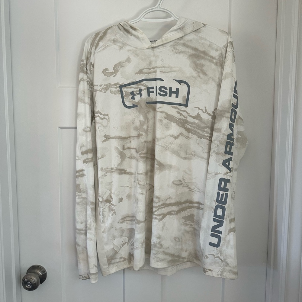 Under Armour men’s fish pro camo hoodie UPF50+